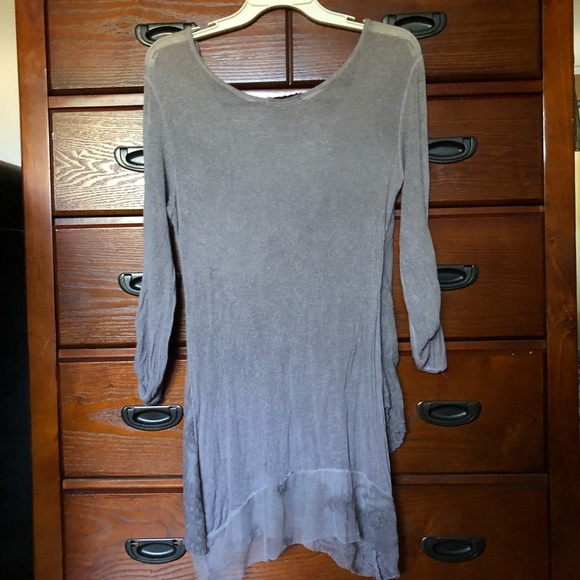Imported Taupe Top from Italy - Picture 3 of 5